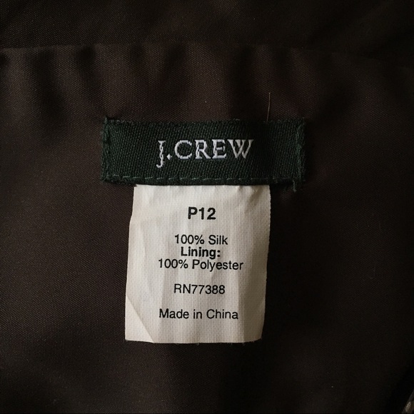 J. Crew Dress Size 12P Brown - Picture 4 of 6